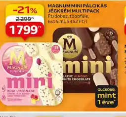 Auchan Magnum Mini pálcikas jégkrém multipack ajánlat