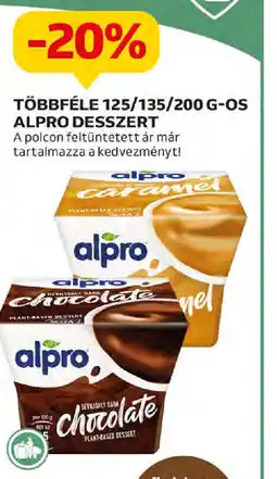 Auchan Többféle Alpro desszert ajánlat