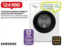 Auchan SAMSUNG WW60A3120BELE elöltöltős mosgép ajánlat