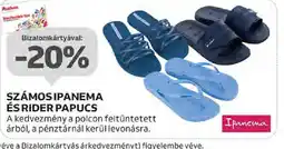Számos Ipanema és Rider papucs