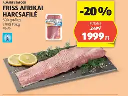 ALDI ALMARE SEAFOOD FRISS AFRIKAI HARCSAFILÉ 500 g ajánlat