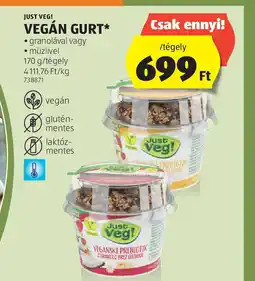 JUST VEG! VEGÁN GURT 170g