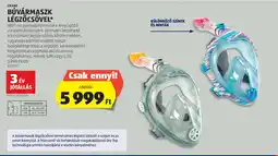 CRANE BÚVÁRMASZK LÉGZŐCSŐVEL 1db