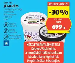 ALDI ENJOY FREE JÉGKRÉM 500ml ajánlat