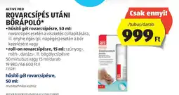 ALDI ACTIVE MED ROVARCSÍPÉS UTÁNI BŐRÁPOLÓ /tubus/darab ajánlat