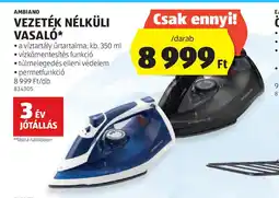 ALDI AMBIANO VEZETÉK NÉLKÜLI VASALÓ 1db ajánlat