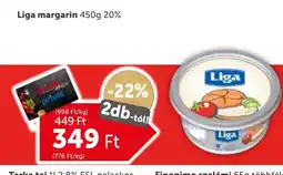 PRIVÁT Liga margarin 450g 20% ajánlat