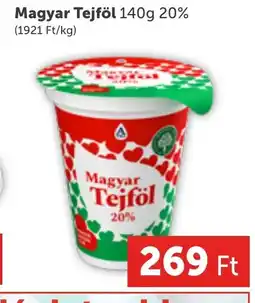 PRIVÁT Magyar Tejföl 140g 20% ajánlat