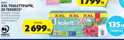 ALDI Kokett XXL toalettpapír, 20 tekercs ajánlat