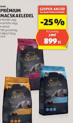 ALDI Shah Prémium macskaeledel ajánlat