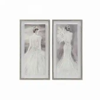Bonus Shop Kép DKD Home Decor 40 x 3,8 x 80 cm Hölgy Romantikus (2 egység) ajánlat