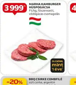 Auchan Marha hamburger húspogácsa ajánlat