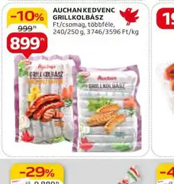 Auchan Auchan kedvenc grillkolbász ajánlat