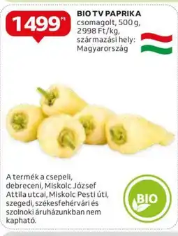 Auchan BIO TV PAPRIKA 500g ajánlat