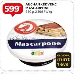 AUCHAN KEDVENC MASCARPONE 250g