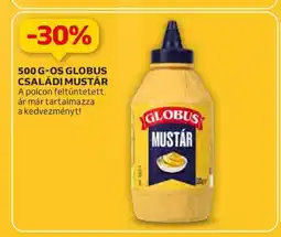Auchan 500 G-OS GLOBUS CSALÁDI MUSTÁR ajánlat
