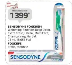 Auchan SENSODYNE FOGKRÉM 75ml ajánlat