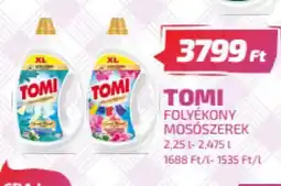 CBA TOMI FOLYÉKONY MOSÓSZEREK 2,25l-2,475l ajánlat