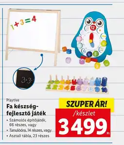 Lidl Playtive Fa készség- fejlesztő játék ajánlat