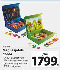 Lidl Playtive Mágnesjáték- doboz 1db ajánlat