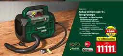 Lidl PARKSIDE® Akkus kompresszor és levegőpumpa 1db ajánlat