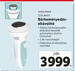 Lidl VITALMAXX Bőrkeményedés- eltávolító /db ajánlat