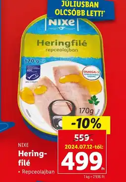 NIXE Hering- filé 170g