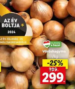 Lidl Vöröshagyma 1kg ajánlat