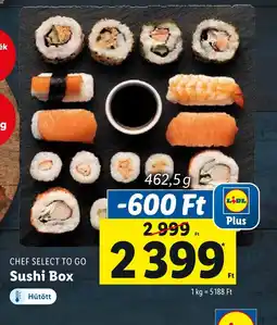 Lidl CHEF SELECT TO GO Sushi Box 462,5g ajánlat