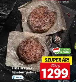 Lidl GRILL&FUN Friss szarvas- hamburgerhús 300g ajánlat