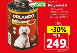 Lidl ORLANDO Kutyaeledel 415g ajánlat