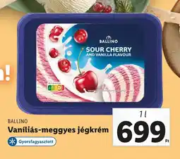 Lidl BALLINO Vaníliás-meggyes 1l ajánlat