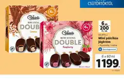 Lidl GELATELLI Mini pálcikás jégkrém 6 x 60 ml ajánlat