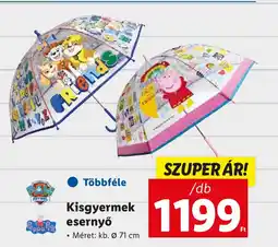 Kisgyermek esernyő 1db