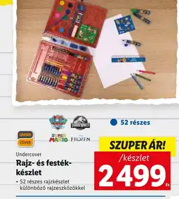 Lidl Undercover Rajz- és festék- készlet ajánlat