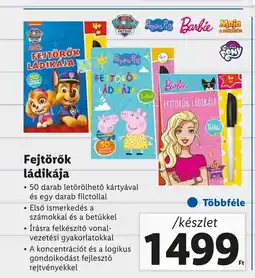 Lidl Fejtörők ládikája /készlet ajánlat