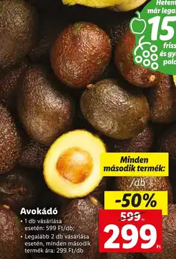 Lidl Avokádó 1db ajánlat