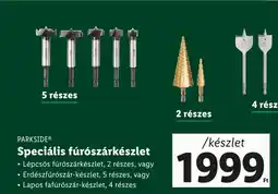 Lidl PARKSIDE® Speciális fúrószárkészlet /készlet ajánlat