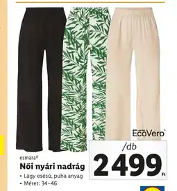 Lidl EsmaraⓇ Női nyári nadrág /db ajánlat