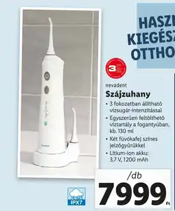 Lidl Nevadent Szájzuhany /db ajánlat
