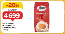 Auchan SEGAFREDO INTERMEZZO SZEMES KÁVÉ 1000 g ajánlat