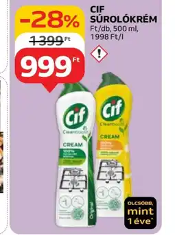 Auchan CIF  SÚROLÓKRÉM 500ml ajánlat