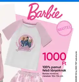 Pepco 100% pamut felső lányoknak ajánlat