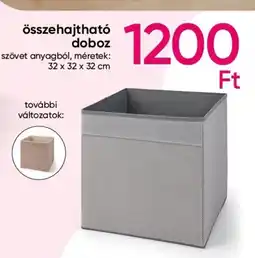 Pepco Osszehajtható doboz ajánlat