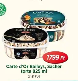 Real Carte d'Or Baileys, Sacher torta 825 ml ajánlat