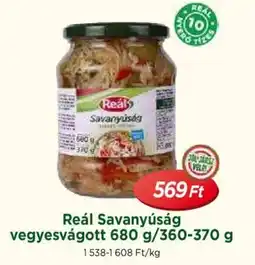 Reál Savanyúság vegyesvágott 680 g/360-370 g