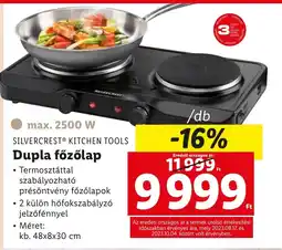 Lidl SILVERCREST® KITCHEN TOOLS Dupla főzőlap /db ajánlat