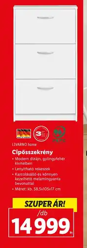 Cipősszekrény 1db