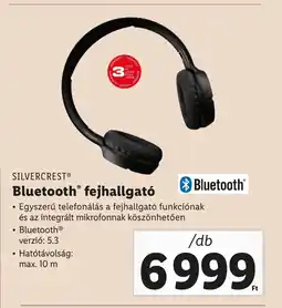 Lidl SILVERCREST® Bluetooth® fejhallgató /db ajánlat