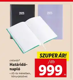 Lidl CrelandoⓇ Határidő- napló ajánlat